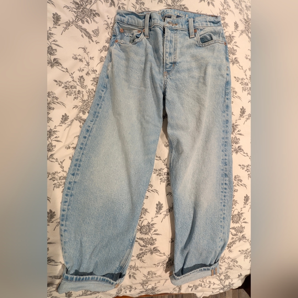 American Eagle Outfitters Light Blue Denim Shorts